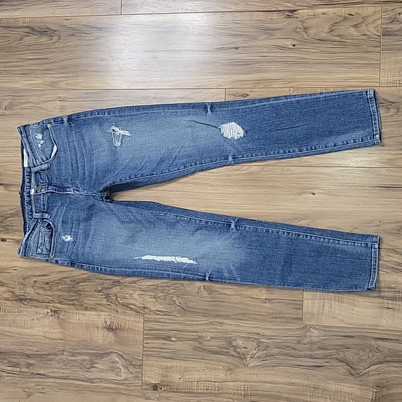 Frame Demin LeGargon Distressed Boyfriend Jeans - Picture 10 of 16